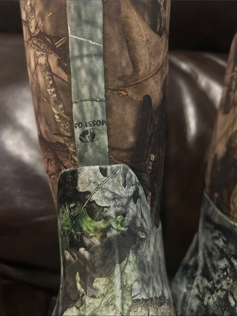 Bogs Youth Realtree Camo Waterproof Boots - Brown/Green/Gray